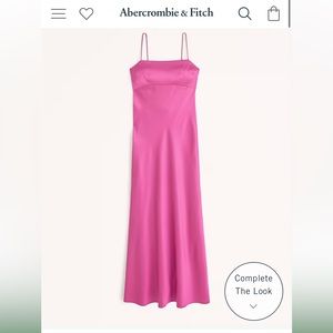 Size Small Abercrombie Pink MIDI Dress Worn Once